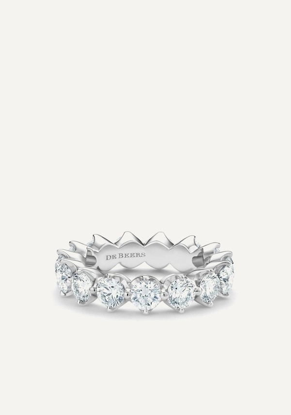 Allegria Large Eternity Band In Platinum