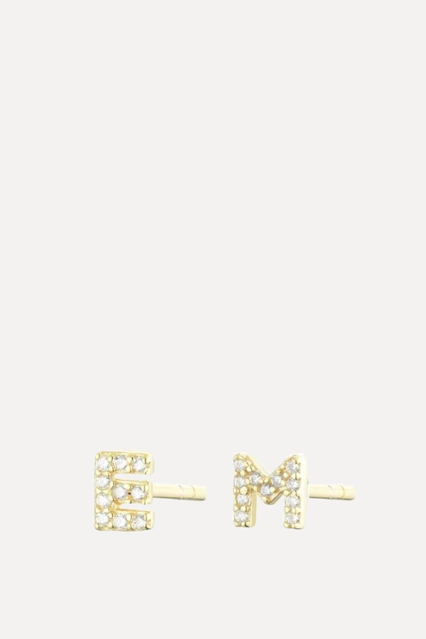 Initial Mini Stud from Lulu B London
