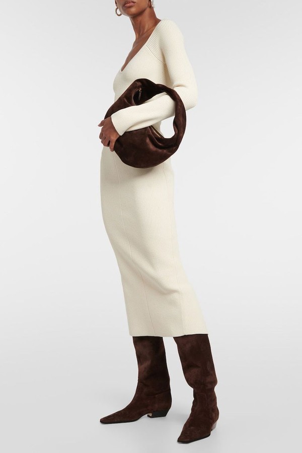 Suede Knee-High Boots from Khaite