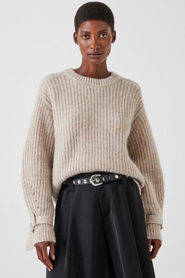 Francis Tie & Buckle Detail Jumper from Hush