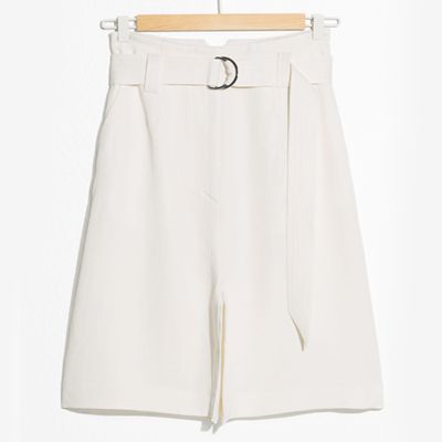 Belted Linen Shorts from & Other Stories