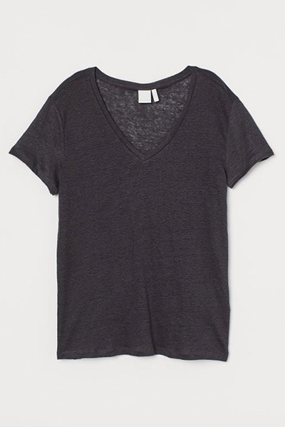 Linen T-Shirt from H&M