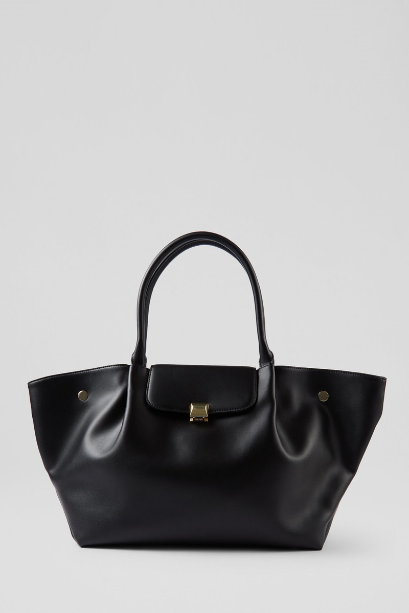 Otello Black Lock Tote Bag from LK Bennett