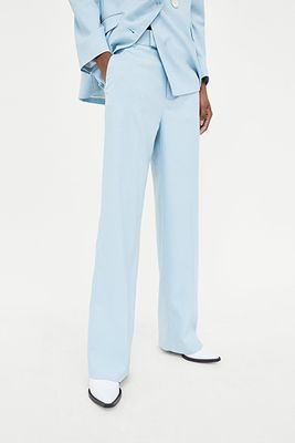 Straight Cut Trousers from ZARA