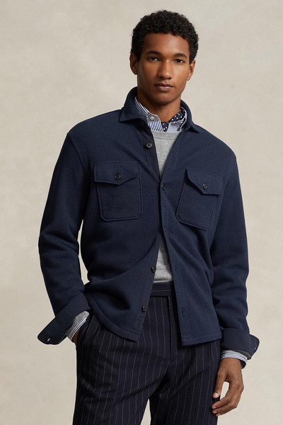 Double-Knit Mesh Overshirt from Polo Ralph Lauren