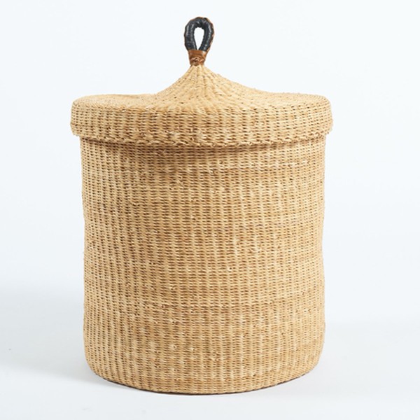 Baba Medium Lidded Laundry Basket