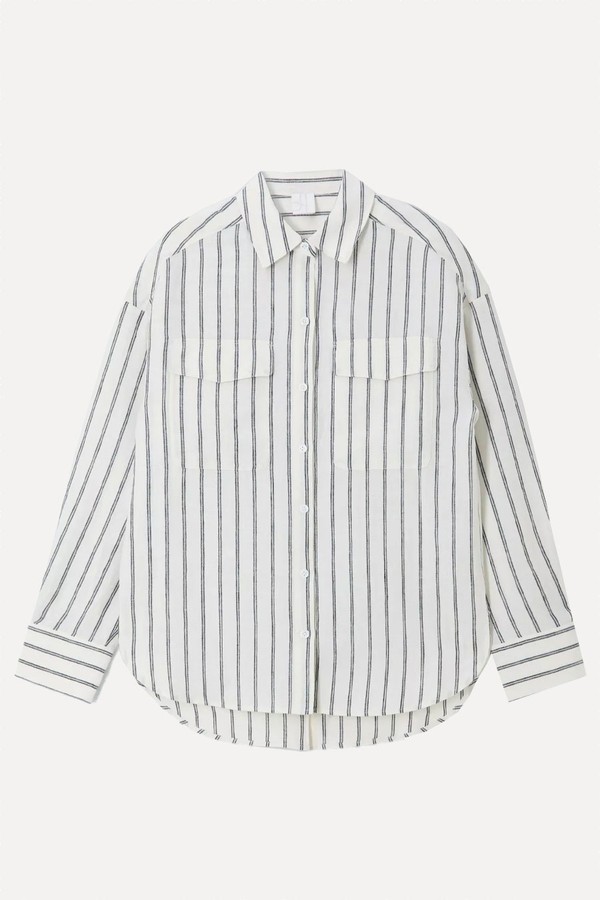 Pure Linen Stripe Shirt from John Lewis