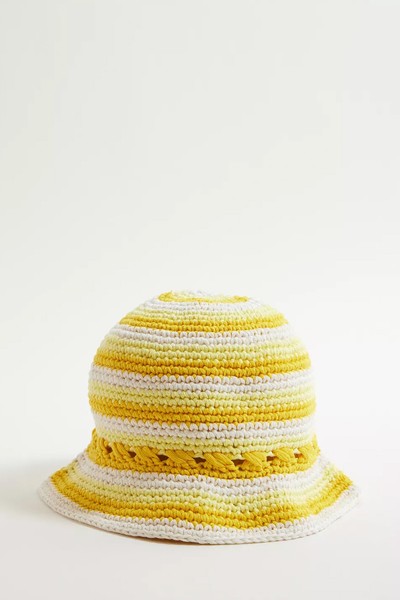 Stripe Knit Bucket Hat  from Urban Outfitters