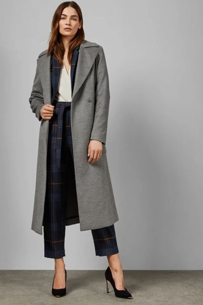 Josette Long Belted Coat