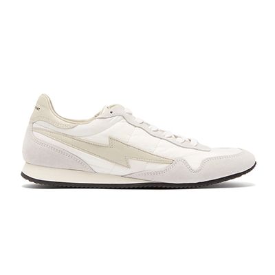 White Bustee Sneakers from Isabel Marant