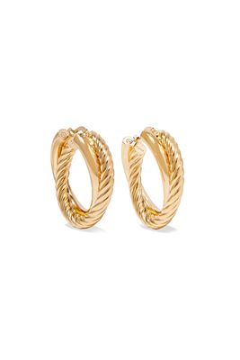 Gold-Plated Hoop Earrings from Bottega Veneta