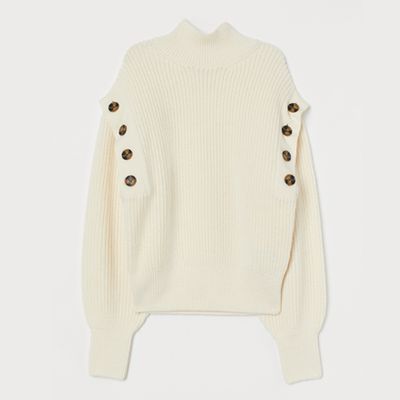 Rib-Knit Wool-Blend Jumper from H&M