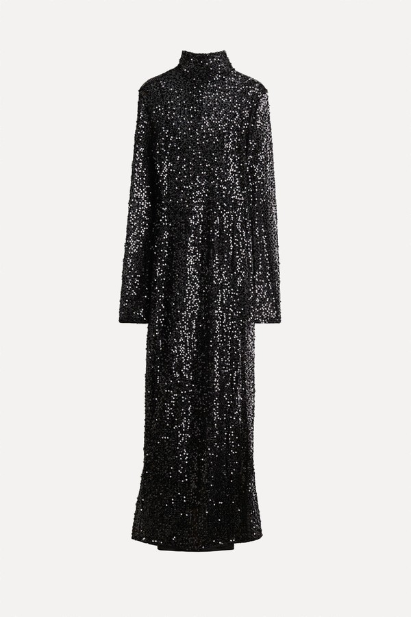 Long Sequined Net Dress from H&M