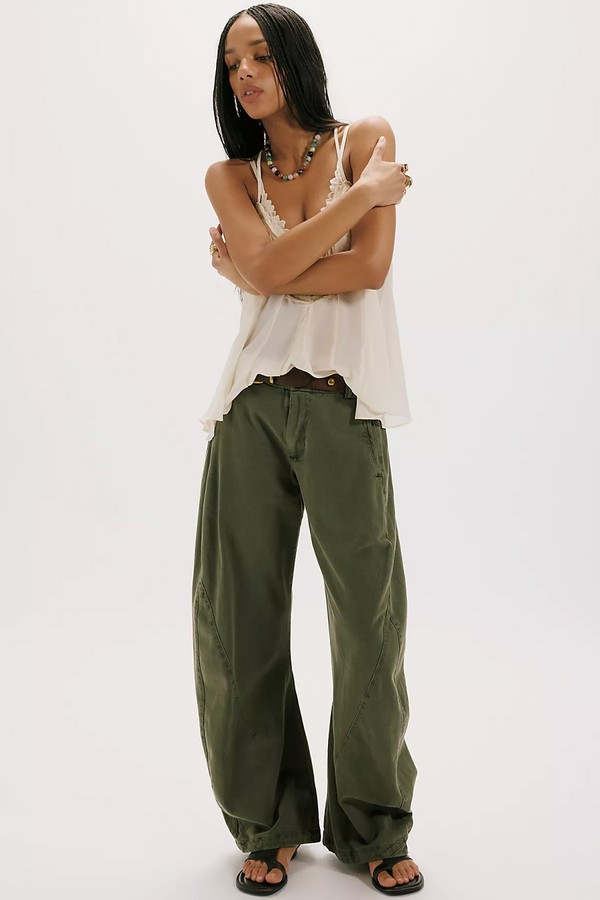 Spotlight Washed Barrel Chino Trousers