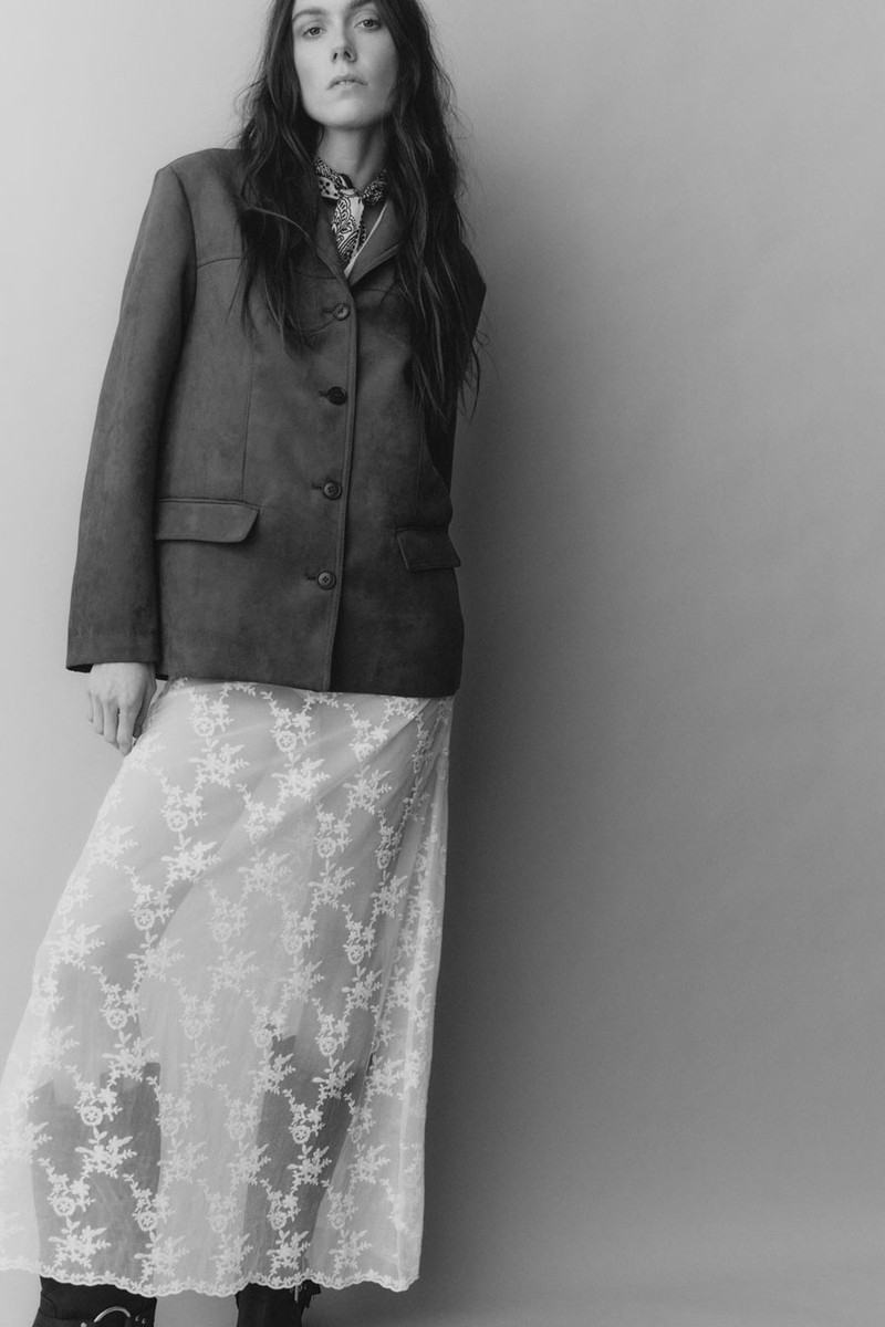Long Lace Skirt