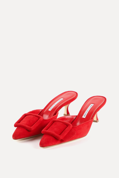 Maysale Mules from Manolo Blahnik