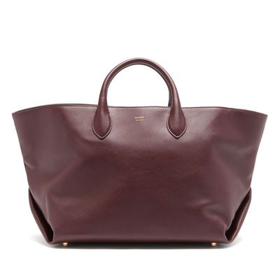 Amelia Medium Leather Tote Bag from Khaite