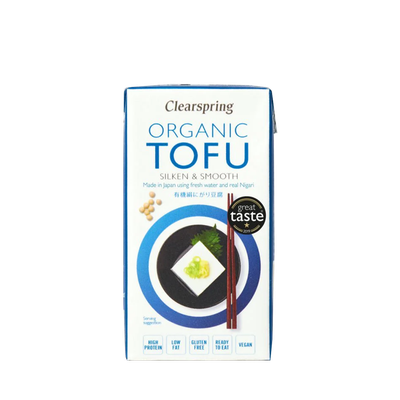 Organic Japanese Silken & Smooth Tofu from Clearspring 