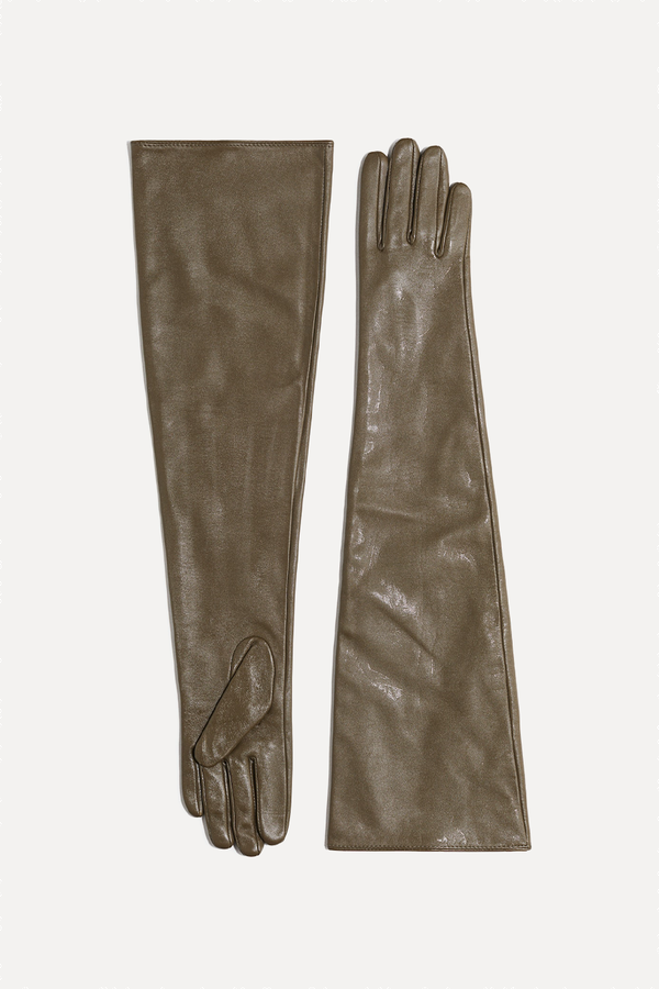 Long Leather Gloves from H&M