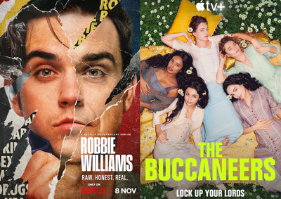 Robbie Williams, Netflix; The Buccaneers, Apple TV+