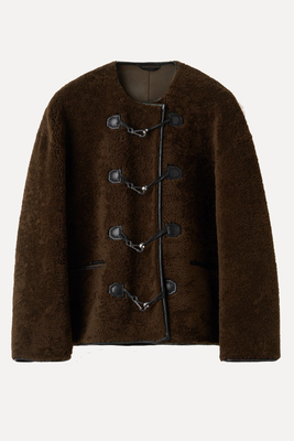 Teddy Shearling Clasp Jacket  from Totême 