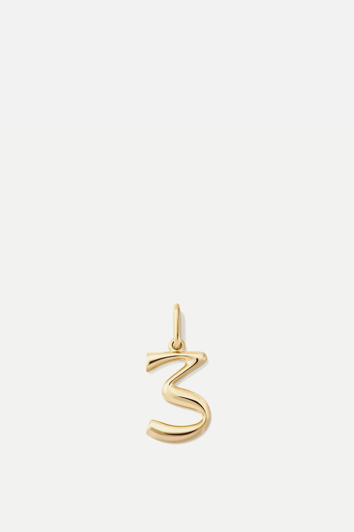 Oversized Number Charm