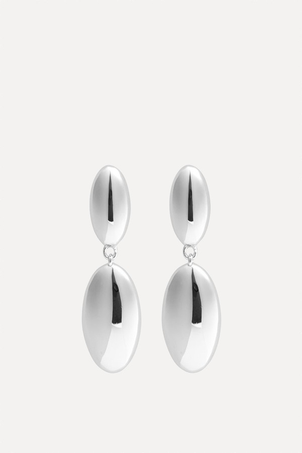 Pebble Sterling Silver Dop Earrings  from OTIUMBERG