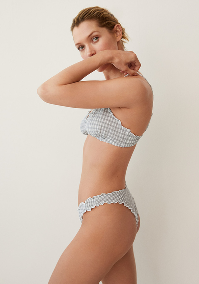 Ruched Bikini Bottom from Mango