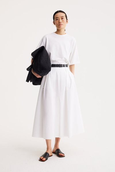 Wide Poplin Skirt  from Róhe