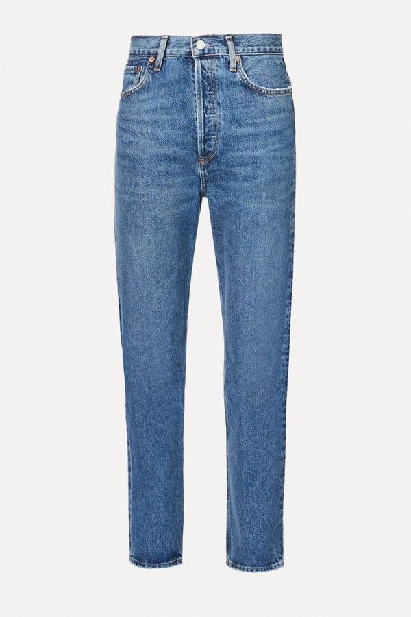90s Pinch Waist Straight-Leg Denim Jeans from Agolde