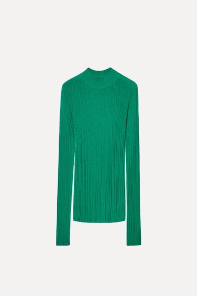 The Ribbed Merino Wool Top from COS