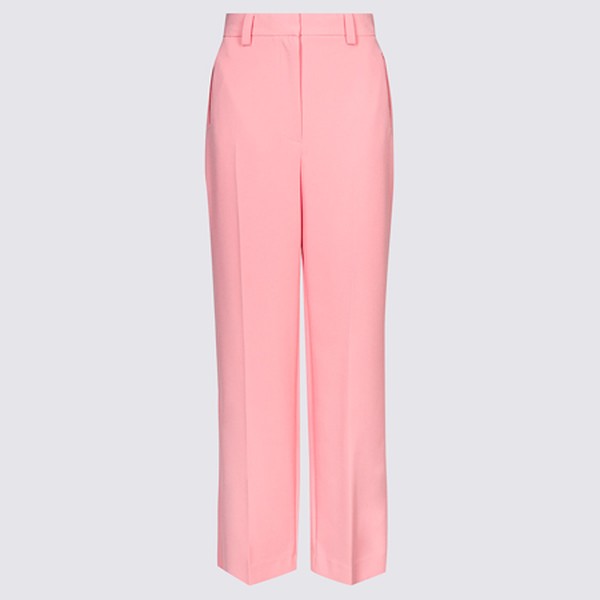 Ankle Grazer Straight Leg Trousers 