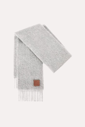 Wool-Mohair Logo Scarf from Loewe