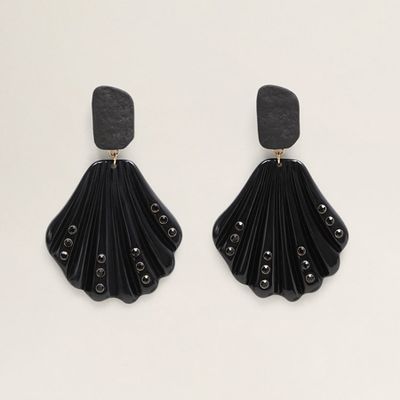 Shell Earrings from Mango