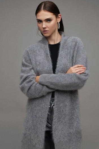 Tessa Brushed Cashmere Cardigan