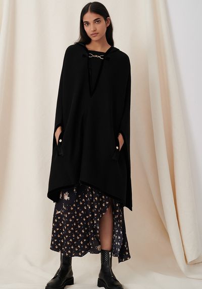 Cape-Style Cardigan from Maje