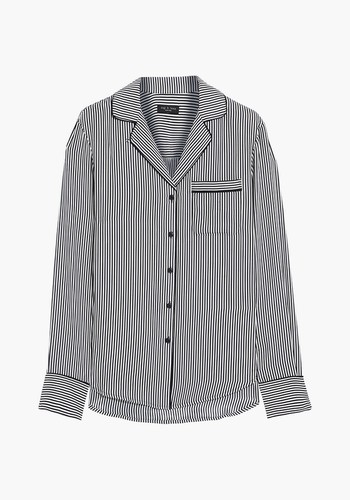 Luca Striped Crepe De Chine Shirt from Rag & Bone