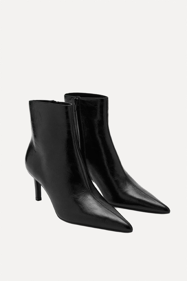 Pointed Heel Ankle Boots from Mango