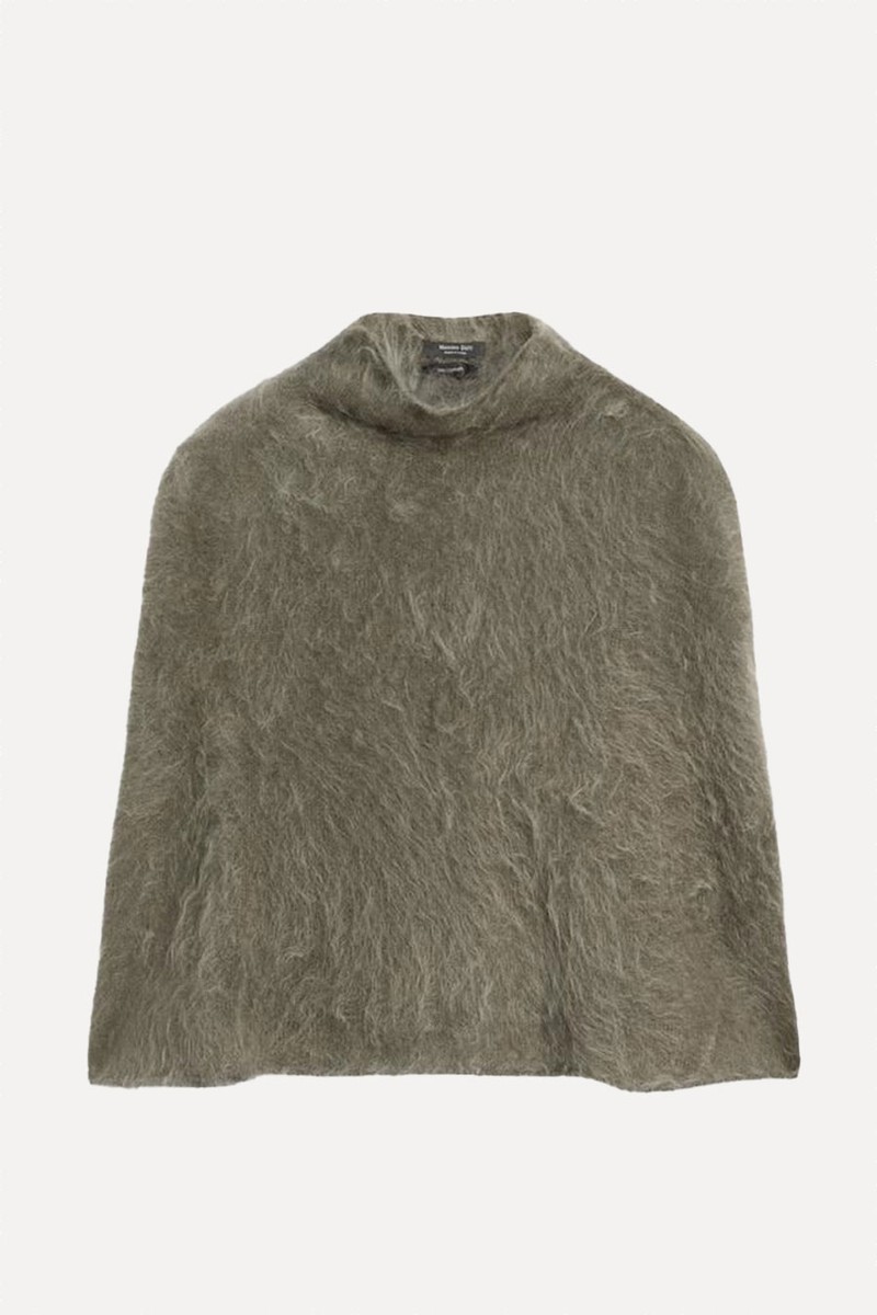 Cashmere Brushed Finish Cape from Massimo Dutti