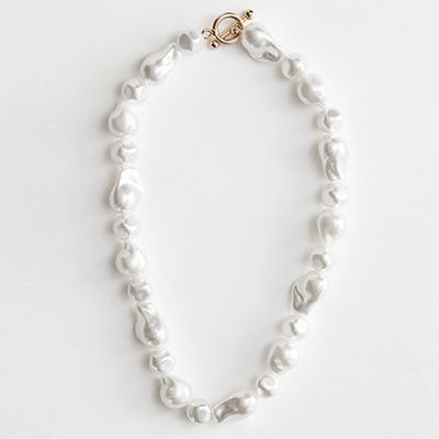 Organic Pearl Bead Necklace from & Other Stories