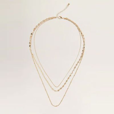 Chain Waterfall Necklace from Mango