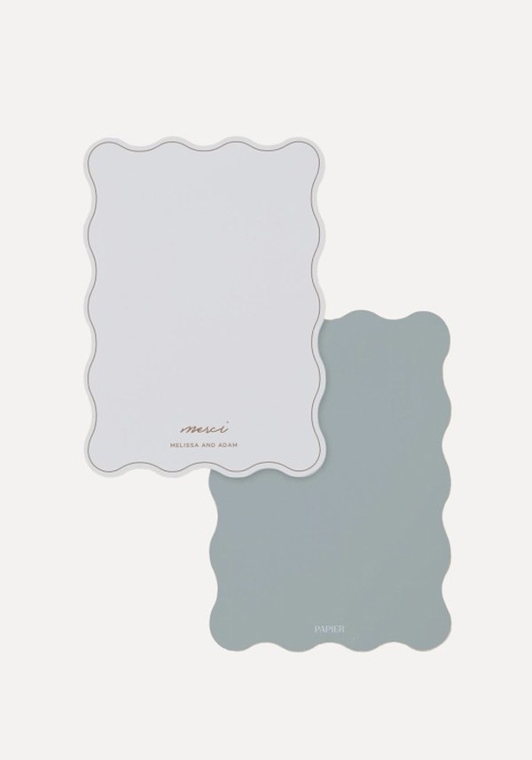 A Simple Merci Notecard Set 