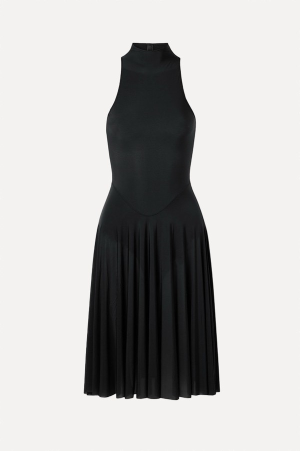 Milky Sheer High Neck Midi Dress from Skims
