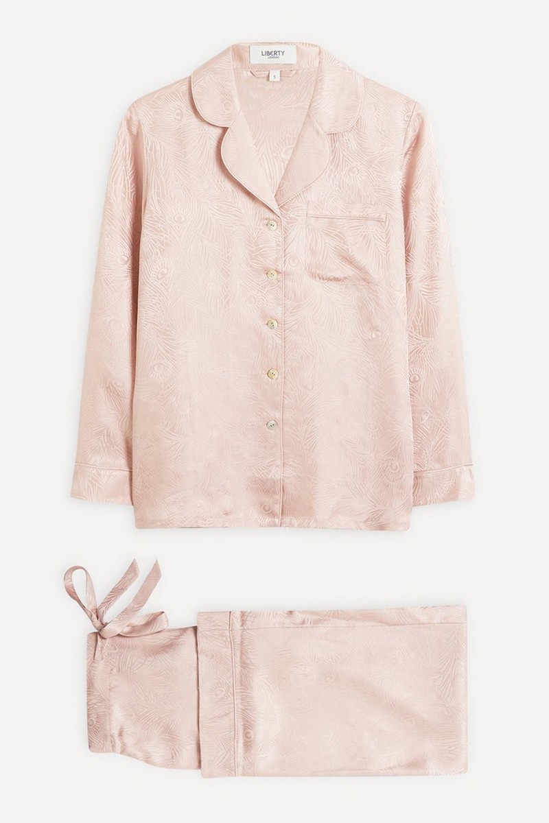 Hera Silk Jacquard Pyjama Set from Liberty