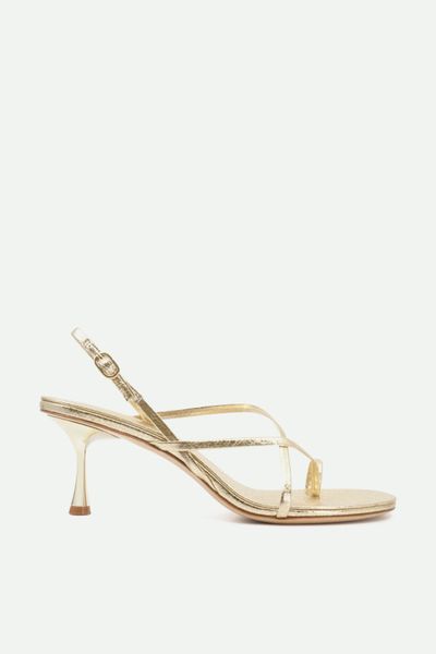 70mm Agatha Leather Sandals from Studio Amelia