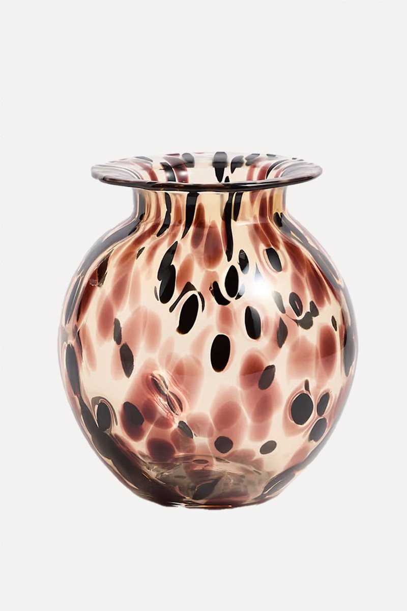 Confetti Glass Fishbowl Vase