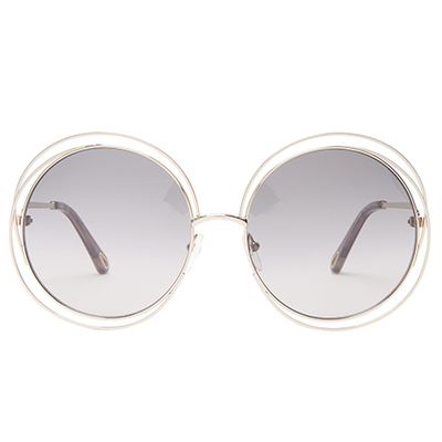 Carlina Round Metal Sunglasses from Chloé