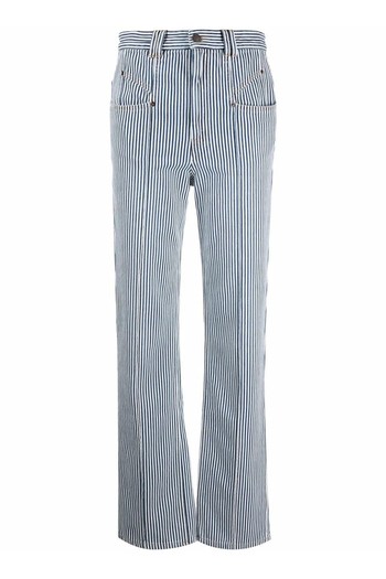 Striped Straight-Leg Trousers  from Isabel Marant 