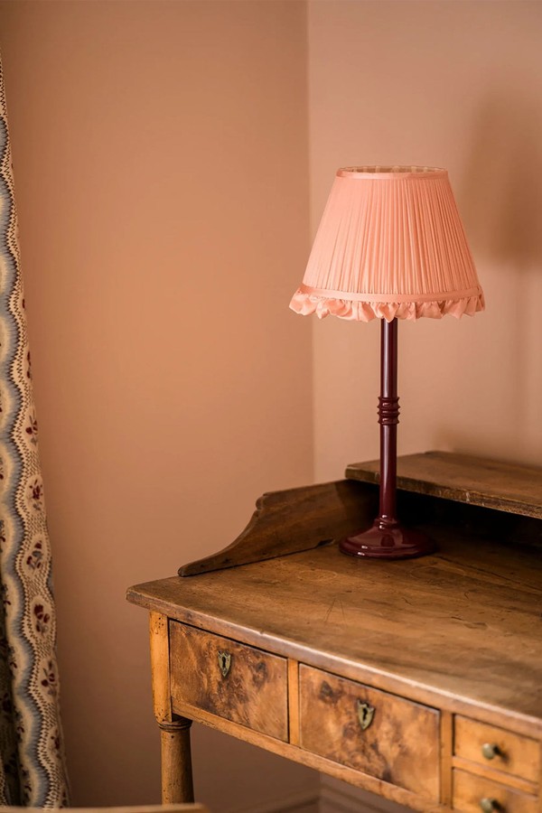 The Silk Frill Lampshade from Maison Flȃneur