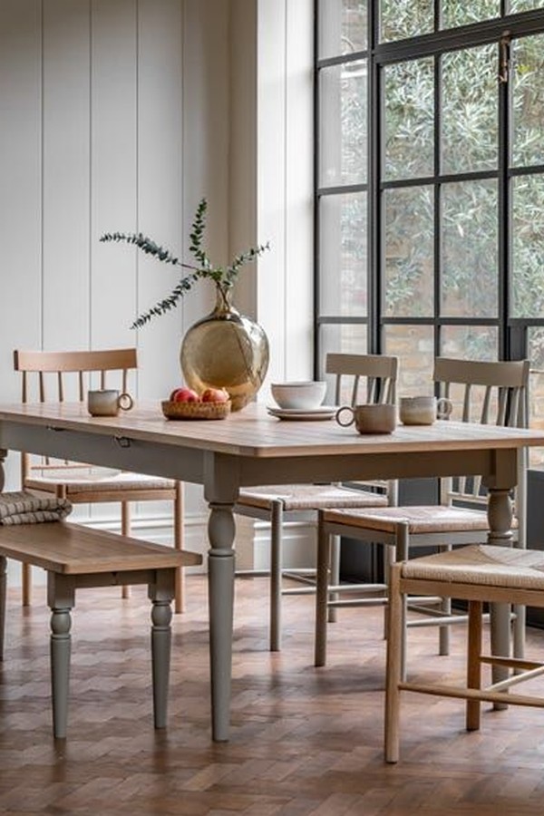 Elda 6-10 Seater Rectangular Extendable Dining Table